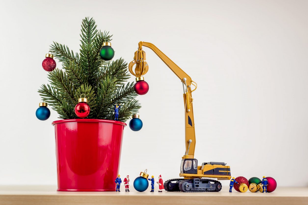 Miniature,Workers,Decorating,Christmas,Tree. Motor expenses you can claim if you are self-employed